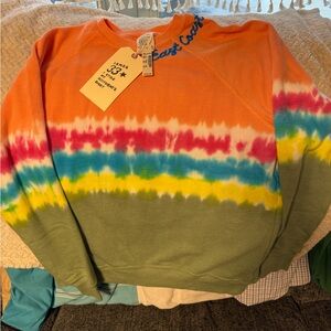 Madewell I Stole My Boyfriends Shirt XS/S East Coast Tie-Dye Sweatshirt NWT
